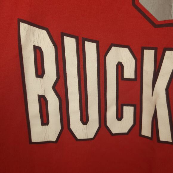 Ohio State Buckeyes Nike Men's Dri-Fit T-Shirt Size Large Red - Picture 4 of 14